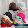 Personnalité Triangle inversé Baseball Hat Solid Color Soft Hat Top Western Style Boys and Girls Hip Hop Peaked Cap