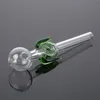 Sigara boruları benzersiz renkli yuvarlak kafatası şekil tüpü avuç boru pyrex cam yağ brülör düz tüpler kaşık şekli mini dab rigs sw129 SW130