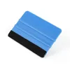 Auto Styling Carbon Fiber Window Ice Remover Cleaning Brush Wash Car Scraper With Felt Squeegee Tool Film Wrapping Accessori9651783