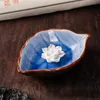 Home Decoration Ceramics Incense Stick Plate Office Bedroom Lotus Incense Holder Lotuses Incenses Burner Holders Supplies BH6634 WLY