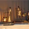 European candle holder creative Nordic restaurant dining table decorations music bar decoration candlestick without candle