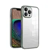 Casos de telefone de luxo com TPU eletroplatados cobrem a lente de diamante Protect para iPhone 13 PROMAX 13PRO iPhone12 11Promax 6 7 8 xr xsmax com pacotes de opp