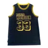 MIT Full Embroidery Lower Merion 33 Jersey Hip-Hop Movie Jersey Black 2021 Cheap Retro College Jersey XS-6XL