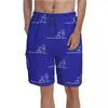 Herenshorts La Linea Handboard TV -programma Funny Beach Swimming Trunks Polyester Men Swim Trunksmen's