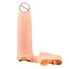 NXY Dildos Correa Con Relleno De Esponja Para Mujer Consolador Cinturn Goma Bragas Sensacin Realista Lesbiana Vagina/tapn Anal 220111