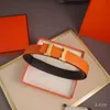 3.4cm Leather belt for men and women, Designer leather Belts, Gold Letter Buckle 6 color high quality