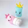 Förvaringsflaskor burkar silikon dispensering flaska för resor prinsessan prins tecknad lotion schampo dusch