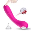 9 Speed ​​Female Dildo Vibrator Massage Vaginal Masturbator G Spot Clitoris Stimulator Anal Sexyy Toys Varor för vuxna 18