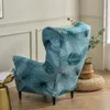 Chair Covers Bohemia Geometric Wing Cover Stretch Spandex High Back Armchair Removable Relax Sofa Slipcovers With Cushion CoverChairChair