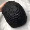 Afro Kinky Curl Herren Toupet Schweizer Vollspitze Einheit 100 Echthaarersatz Schnelle Expresslieferung