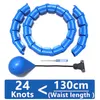 Buikstrainer Smartgewogen Sport Hoop Taille Fitness Hoops Afneembaar 24 Knopen 28 Knopen Gewichtsverlies Adjestapparatuur