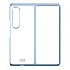 Luxury Plating Clear Transparent PC Hard Cell Phone Falls för Samsung Galaxy Z Fold4 Fold3 Fold2 5G Back Cover Coque