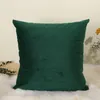 Cushion/Decorative Pillow 2021 Green Super Soft Throw Covers Velvet Luxury Sofa Decorative 45*45cm Cushions Cover Living Room Home Decor Mod W220412