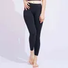 Womens leggings pants Jogging fitness training stovepipe shaping yoga pants quality 9 points pant elastic High Waist Sweatpants solid color