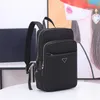 Zaino in nylon impermeabile Uomo Donna Moda Zaini di grandi dimensioni Borsa a tracolla retrò Borse con coulisse Borsa da scuola per studentiAAA