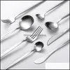 Sierware Besteck Edelstahl 304 Gabel Löffel Messer Besteck Geschirr Geschirr Drop Lieferung 2021 Sets Küche Esszimmer Bar Home Garde