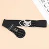 Belts Retractable Belt Mens Dark Brown Tape Measure Holder Clip Ladies Fashion Nylon Men Dress BeltBelts