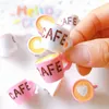 Kaffemugg miniatyr hantverk verktyg te cup dollhouse miniatyres mat kök 122326