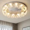 LED Modern Ceiling Lights Fixture American Round Luxurious Ceiling Lamps European Shining Hanging Lamp Home Indoor Lighting Feel the Charm of Light and Shadow