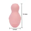 12cm Vibrador de chupación dual de lamer para mujeres Clitoris Sucker Pezle Licks Plug Beads Anal Masturbator Toy erótico Toy Sexy Shop