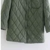 Femmes mode revers épaissi coton manteau veste chaude rétro à manches longues femmes coton manteau haut tendance L220725