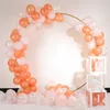 Party Decoratie Wedding Ronde Arch Smeedijzeren achtergrond Stand Bordes Stage Ballon Circle Outdoor Achtergrond Frameparty