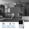 Mini Smart Wireless Video Doorled Cameras Wi -Fi Home Digital Visual Intercom приложение удаленное мобильное телефон Push -уведомление швейцарская камера домашней безопасности Z30