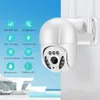 Telecamera IP Wifi da 5.0MP Esterna Ai Rilevazione umana Telecamera PTZ con tracciamento automatico Telecamera PTZ a colori 1080P Visione notturna a infrarossi Telecamere di sicurezza domestica