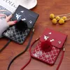 Bolsos de noche para mujer, monedero multifuncional para tarjetas de bolsillo para teléfono, bandolera, bolso impermeable de PU, carteras con cerrojo para niñas