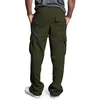 Men's Pants Open Leg Men Splicing Overalls Casual Pocket Sport Work Trouser PantsMen's