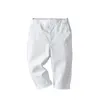 Ensembles de vêtements enfant garçon costume formel blanc noeud chemise à manches longues robe de baptême bretelles solides pantalons fête mariage beau bambin SetClothin