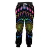 Pantalon de survêtement pour hommes, imprimé en 3D, Vortex coloré, vente créative, motif circulaire décontracté, grande taille 6XL, 220623