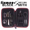 8 in 1 Prebuilt Coil Tool Kit Bag Ceramics Tweezers Pliers Wire Band Clapton Coil Bacon Cotton For RDA RTA RBA H220510