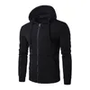 Heren Hoodies Sweatshirts Hooded Sweatshirt Lange mouw Men Jacket 2022 Mannelijke kleding Fashion Slim Fit Zipper Sluiting Streetwear