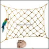 Parrot Bird Cage Toy Game Hanging Rope Climbing Net Swing Ladder Parakeet Hamster Aw Play Gym Toys Small Pet Drop Delivery 2021 Other Suppli