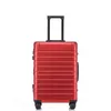 Valise à bagages de voyage roulante en aluminium sur roues, sac à main rouge argenté, Mode chariot de cabine '' J220708 J220708