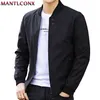 Mantlconx est solid Autumn Mens Jackets Male Casual Zipper Summer Jacket Men Spring Casual Outwear Men Thin Jacket Man Autumn 201218