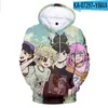 Heren Hoodies Sweatshirts Omori Spring 3D Gedrukte hoodie Comfortabel losse casual casual all-match Harajuku Style unisex topsman's