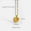 Pendant Necklaces Gold Plating Stainless Steel Neckalce For Women Retro Inspired Eternal Love Heart Choker Necklace Gifts GirlfriendPendant
