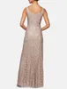 Two Piece Champagne Mermaid Long Mother Of The Bride Dresses 2022 Elegant Scoop Neck Floor Length Lace Guest Party Gowns Robe De Soriee New