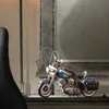 Decorative Objects & Figurines Retro Motorcycle Model Home Furnishing Decoration Hand Made Metal Craft Pography Props Luxury Vintage Motorbi