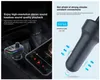 C12 Car MP3 Bluetooth Player FM Transmitter Colorful Atmosphere Breathing Light PD Daul USB Fast Charger