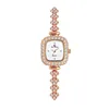 Orologi da polso Orologio da donna di lusso Diamante Movimento giapponese britannico Quadrante quadrato Orologi da donna alla moda impermeabili Relogio FemininoOrologi da polso