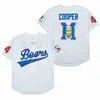 Men Movie Baseball Jerseys Milwaukee Beers 17 Doug Remer 44 Joe Coop Cooper Stitched Gray White New New York Knights 9 Roy Hobbs Jersey Size S-XXXL