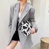 Kosmetiktaschen Hüllen Sommer Stick Bag Kleine Kuh bedruckte Hand Französische Damen Achselhandtasche Cool GirlCosmetic