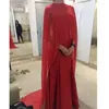 Robe de soirée Rouge Sirène Longue Satin Satin Femmes Robes de Parti élégantes Mère de la mariée Robe de bal classique