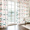 Perde Drapes Basit İskandinav Renkli Kabak Pamuk Oturma Odası Erkek Kız Yatak Odası Böbeği Karartma M384Curtain Drapescurtain