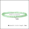 Brins de perles Bracelet de charme d'￩nergie 4 mm Colorf Perles en pierre naturelle Yoga Bijoux de gu￩rison pour femmes hommes ami cadeau Bdegarden Dhuxz