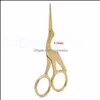 Hair Scissors Care Styling Tools Products Bird Hairdresser Vintage Crane Design Cutter Stainless Sharp Sewing Shears For Salons Use Drop D