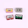 Creative Cartoon Personality Tape Brooches Men Women Jewelry Brooch Pins Pink Red Green Badge Gift Accessories